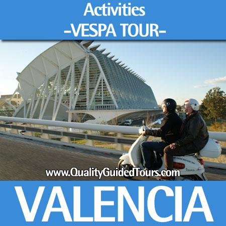 Vespa 5h guided tour in Valencia