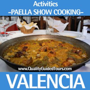 Paella show cooking valencia
